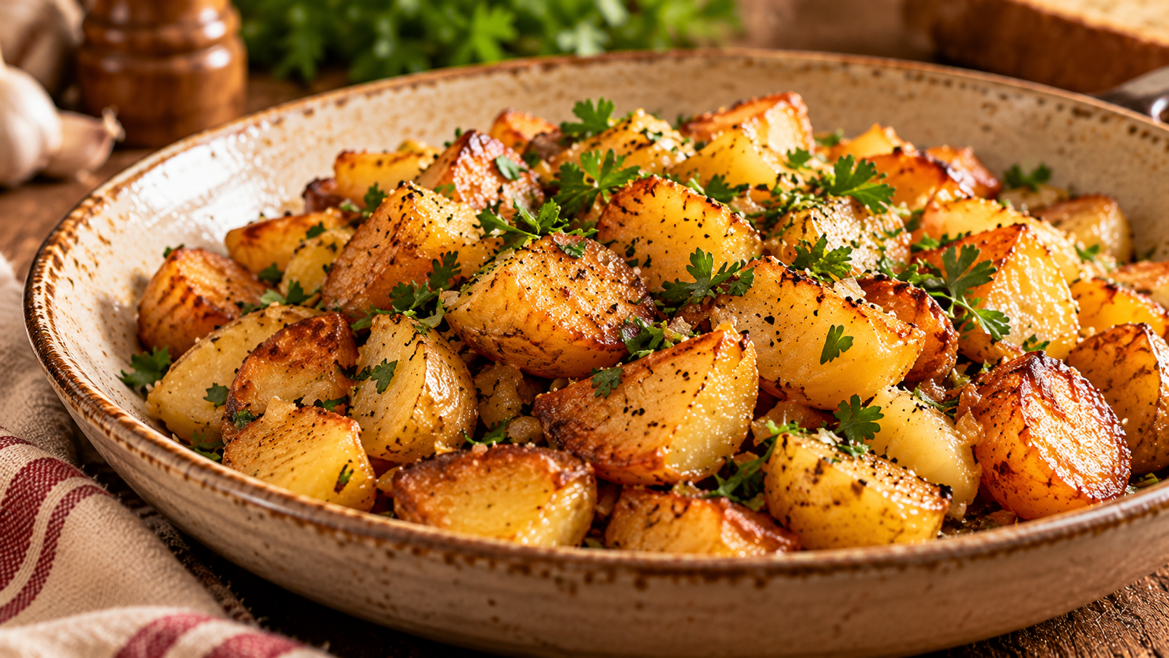 Les pommes de terres sautées à la bretonne